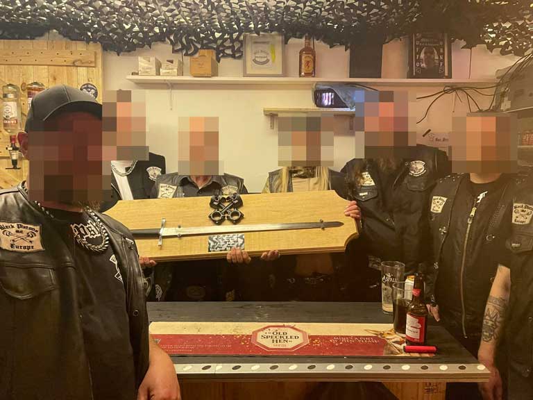 Cotswolds sponsorship gift of a sword