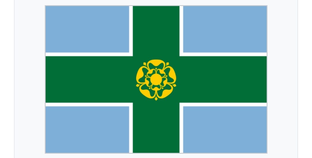 Flag of Derbyshire