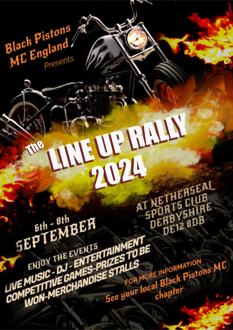 LineUp Rally 2024 Flyer